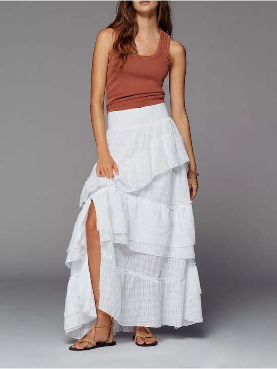 Anthropologie Dresses & Skirts - Anthropologie Pilcro Textured Petticoat Maxi Skirt